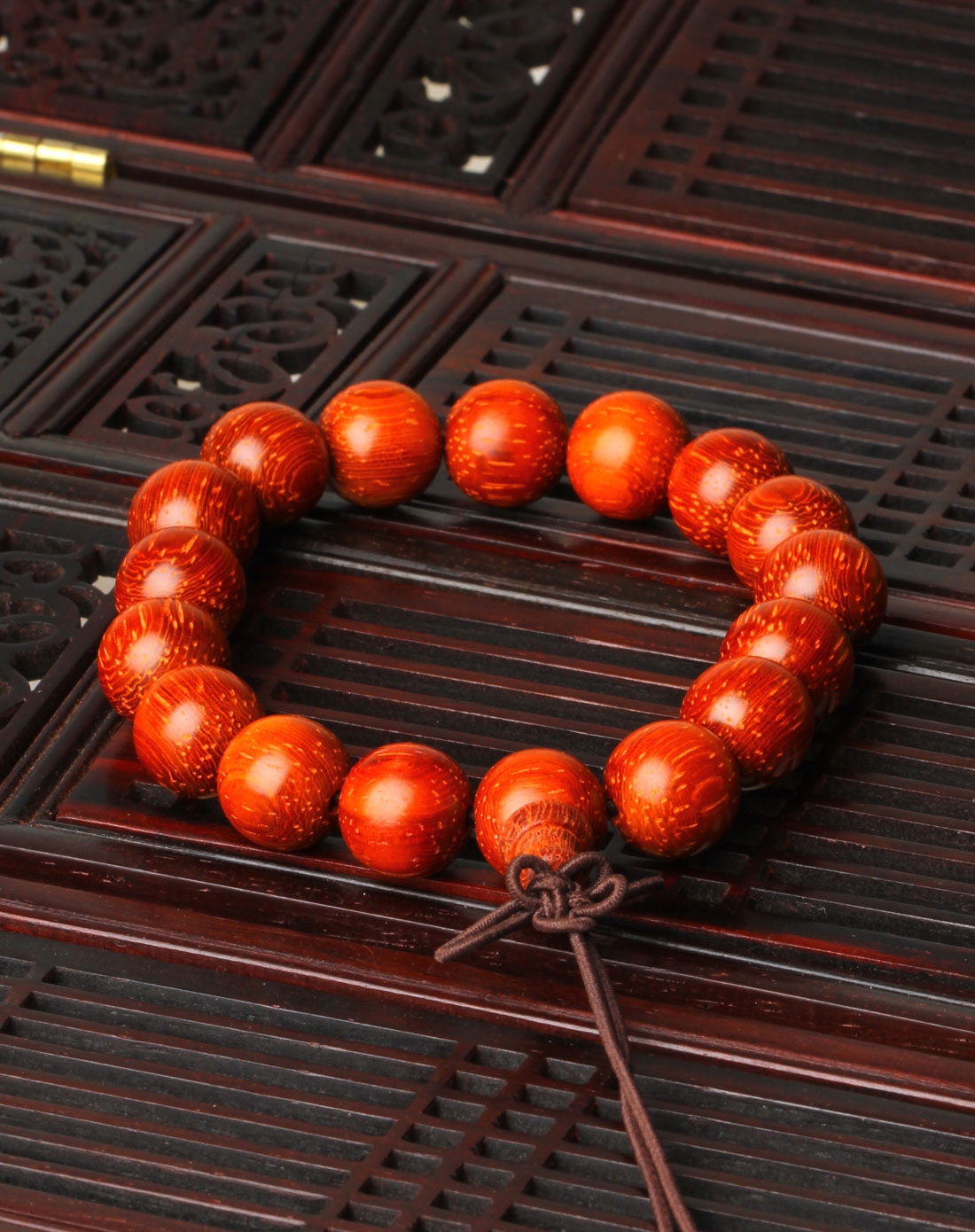 中性红花梨手串12mm