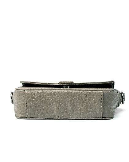 贵族灰时尚斜挎包复古包包邮差包单肩包