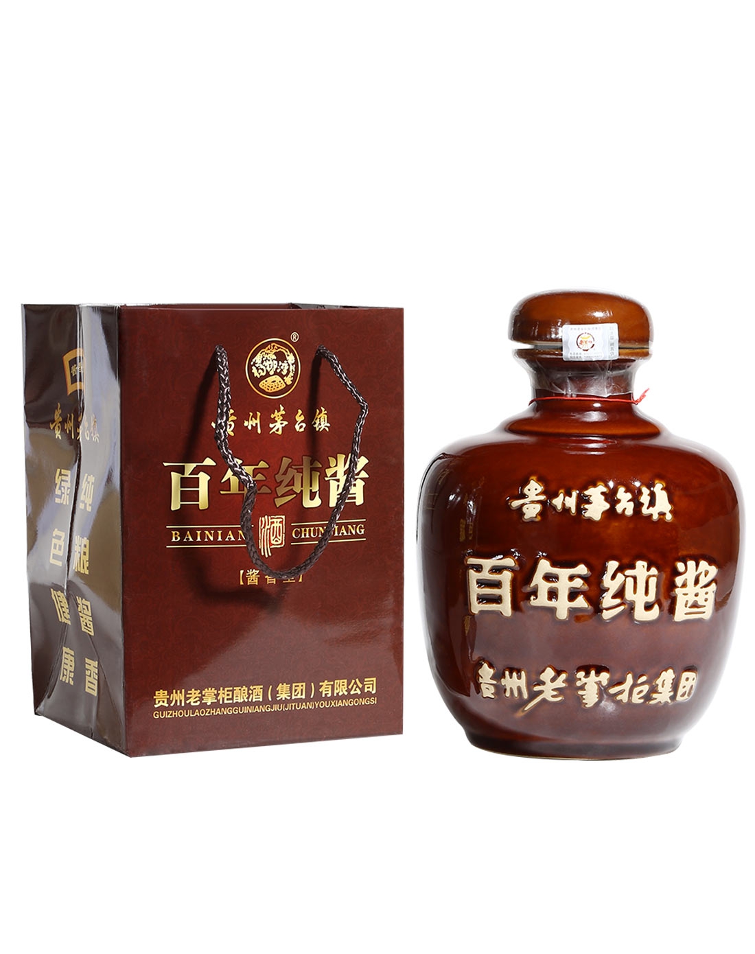 老掌柜百年纯酱坛装 53°酱香型白酒 1.5l