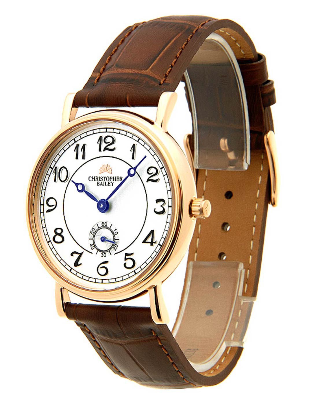 guess&珂芮柏蒂christopher bailey手表珂芮柏蒂 白面玫瑰金经典机械