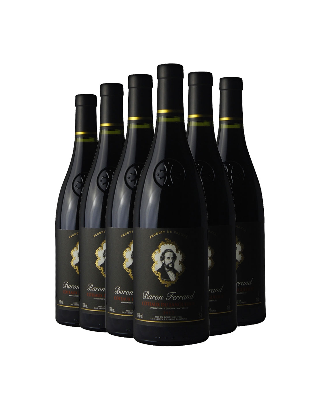 法国男爵庄园弗朗德黑骑士干红葡萄酒整箱