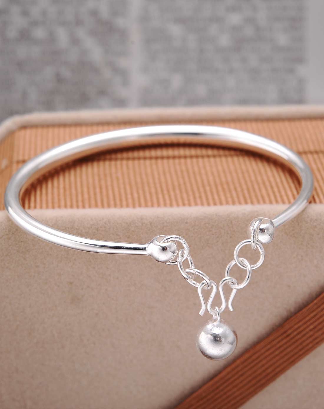 心悦铃铛纯银手镯