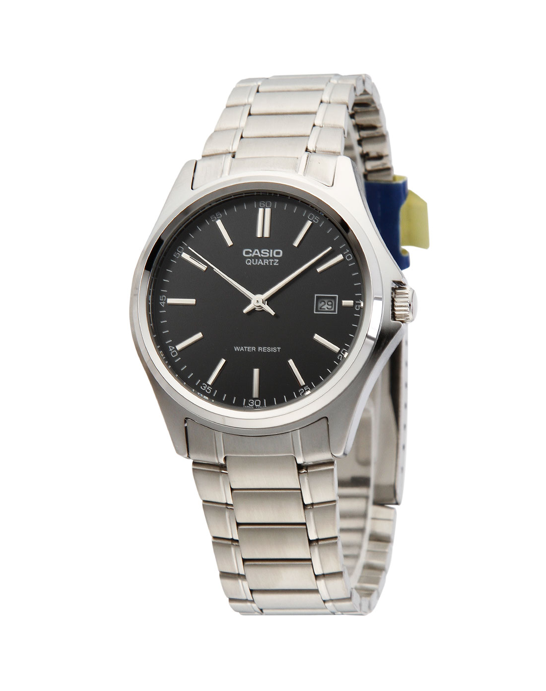 卡西欧casio男款黑/银色指针系列石英表mtp-1183a-1a_唯品会