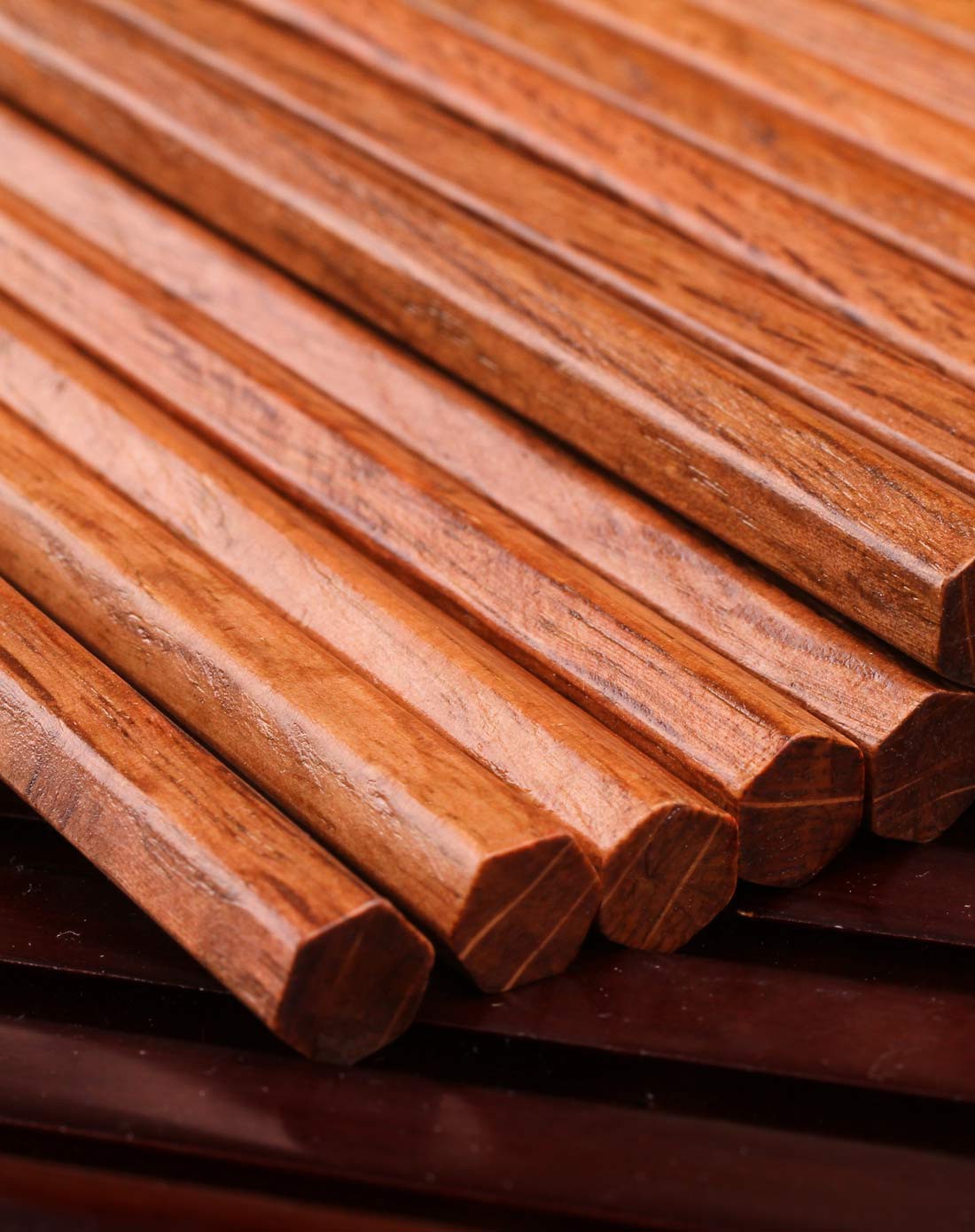 日式六角筷(铁刀木)10k