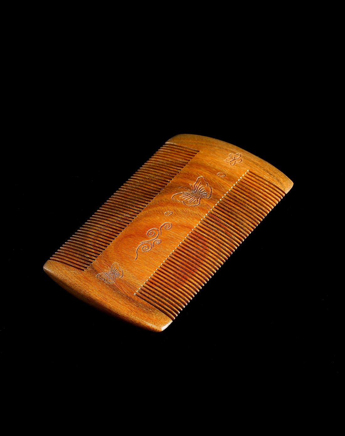 天然绿檀木篦梳