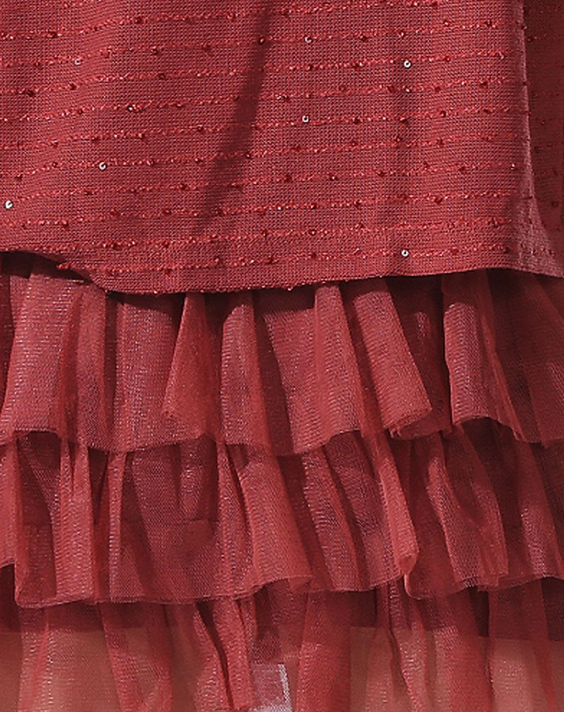 艾哲annzo暗朱红色休闲百搭两件套短袖连衣裙8123420051319_唯品会