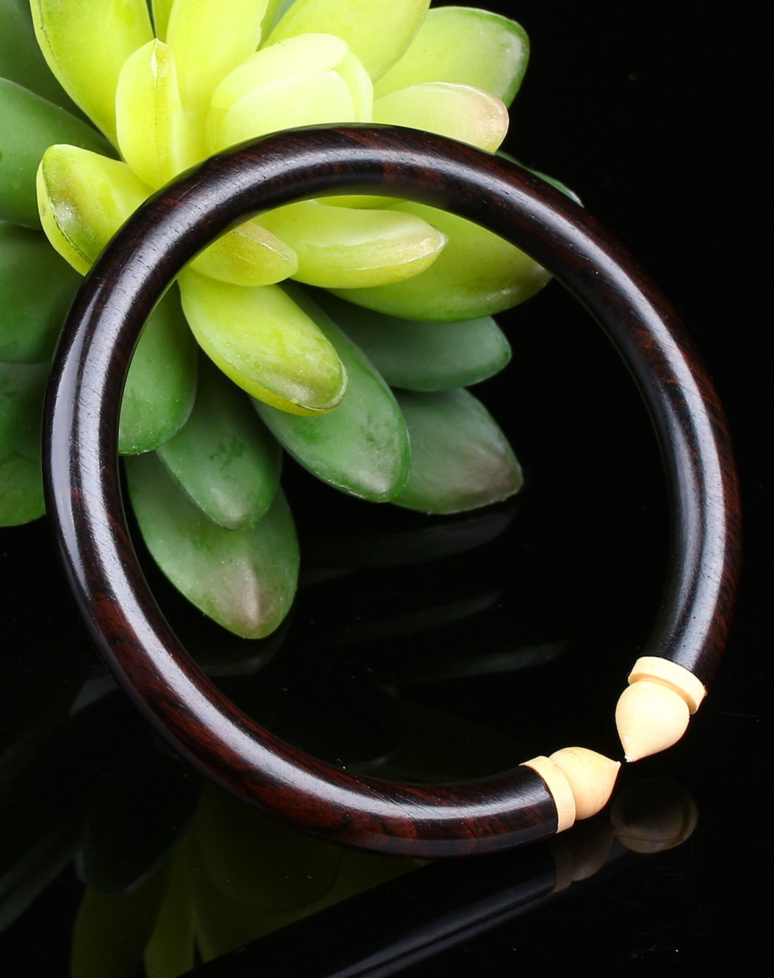 天然乌木 黄杨木手镯