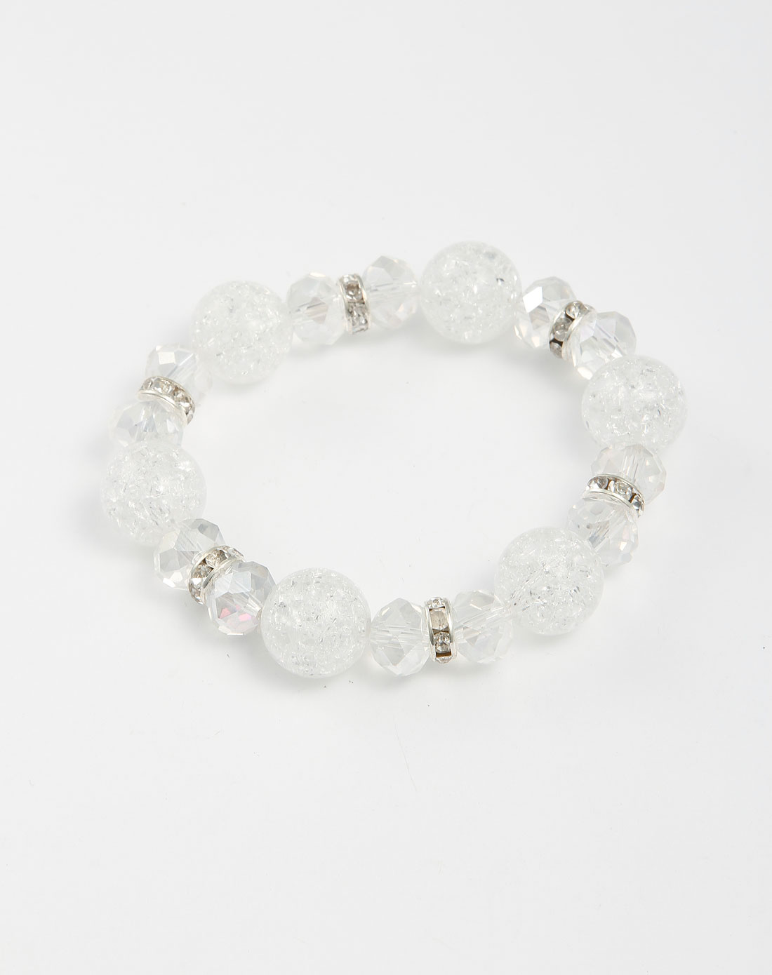 白色水晶优雅手链