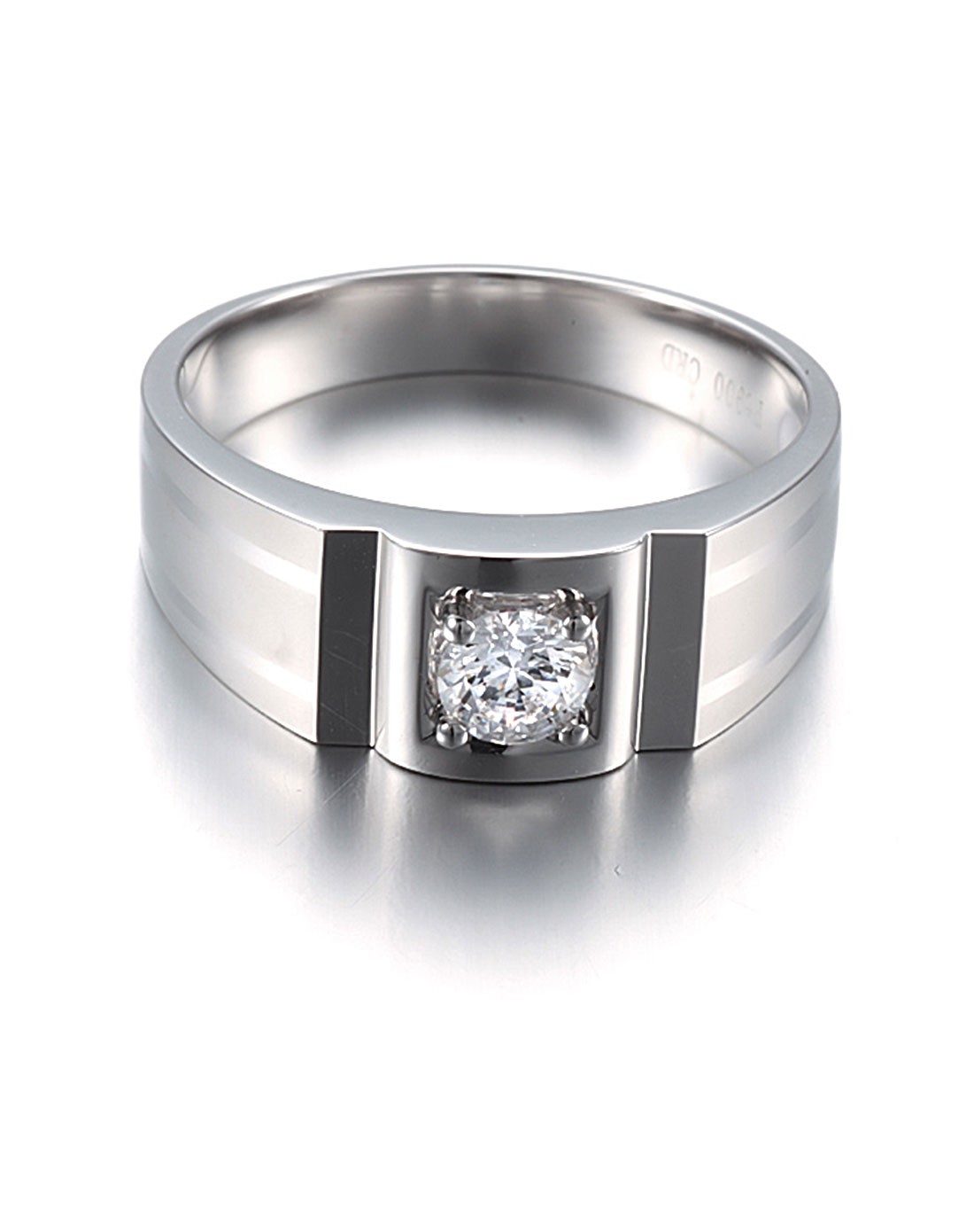 克徕帝crd珠宝专场-智者18k钻石男戒