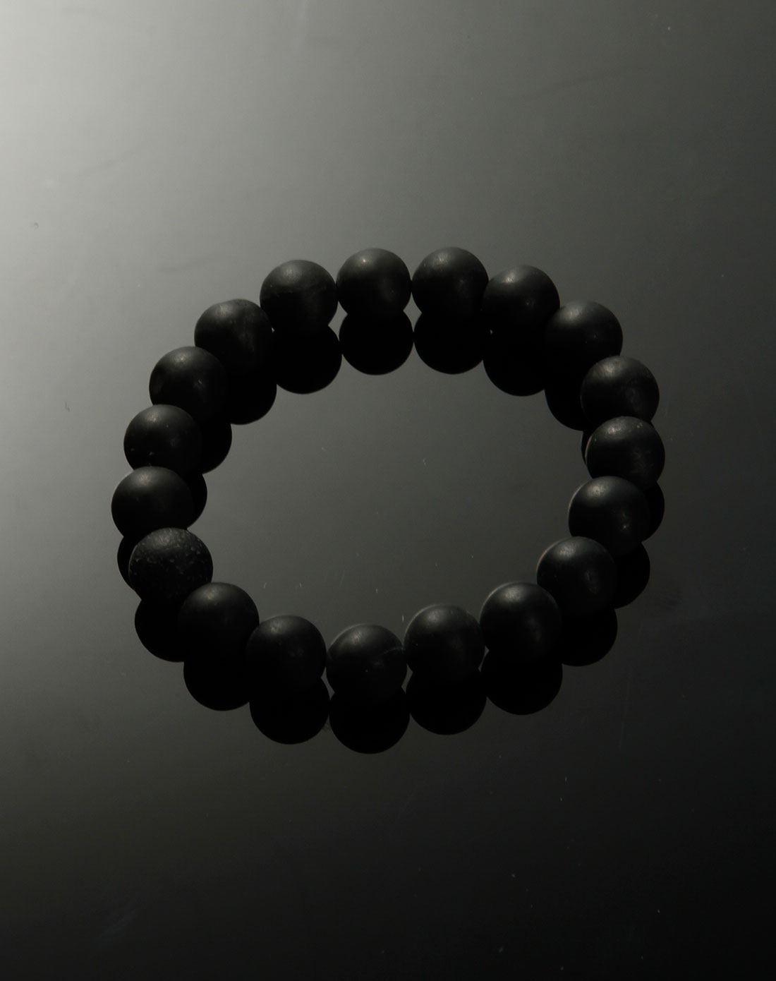 博金珠宝 黑色砭石手串