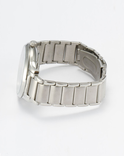 荣凯jonquet手表专场 男款蓝/银色贝壳面前后镂空时尚腕表