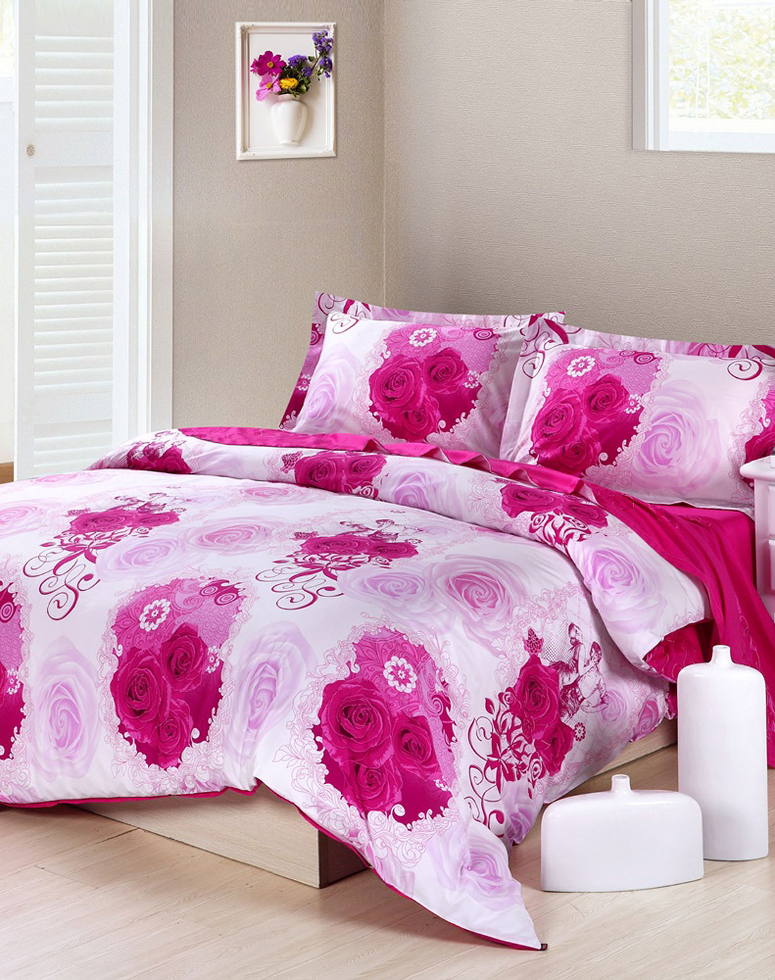 艾维家纺-无尽的爱-精致活性四件套/1.8米