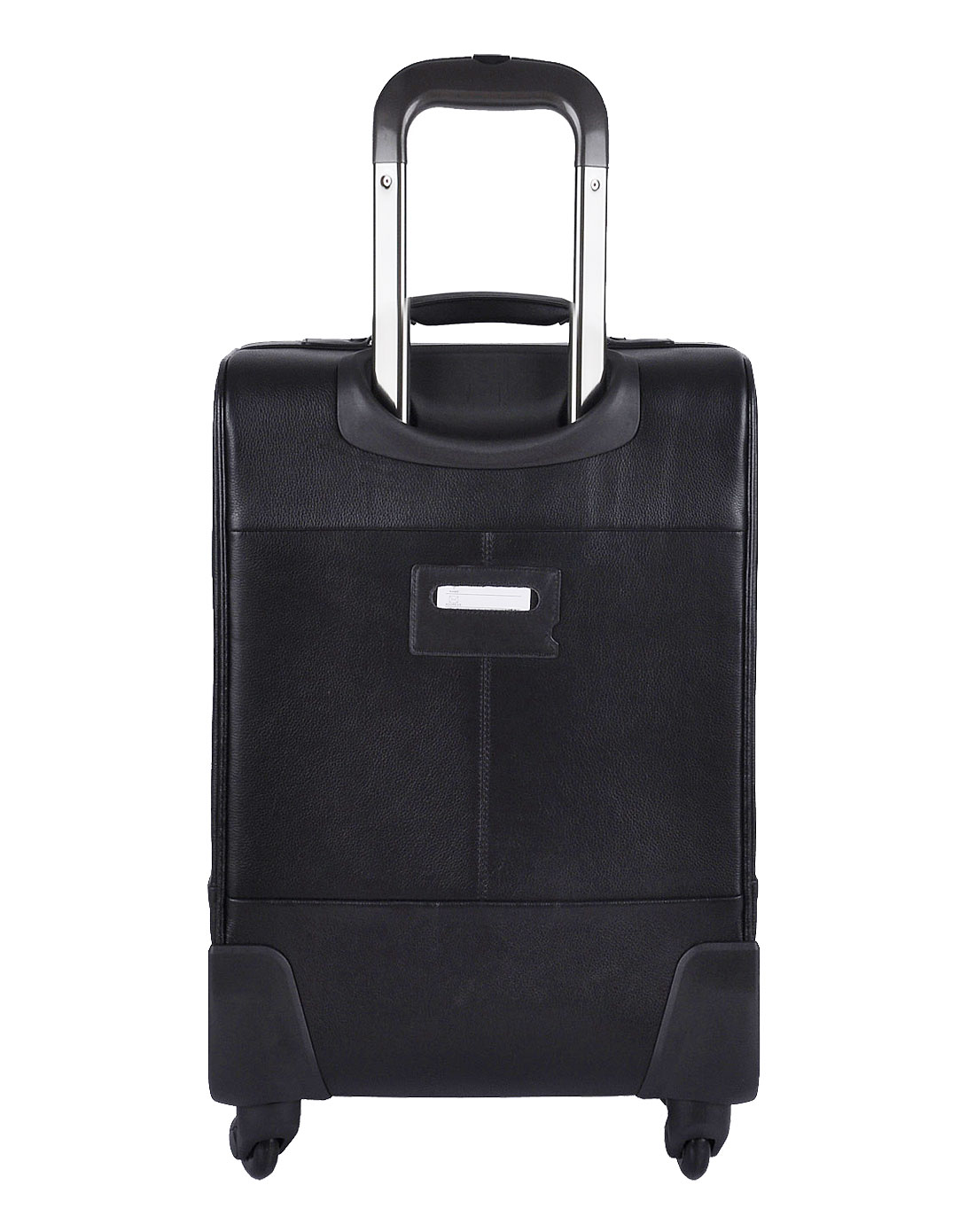 中性22寸黑色尊贵版牛皮拉杆箱机长箱