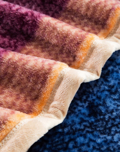 柔软加厚冰貂绒盖毯 凡尔赛印象 200*230cm