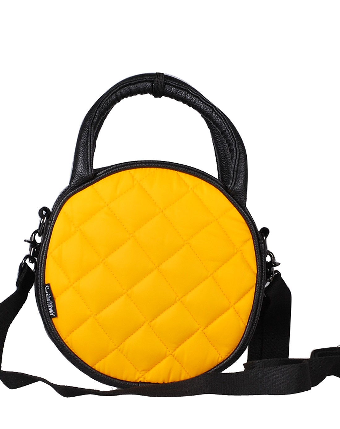 微笑宝贝smiley家居用品专场圆形五角星手提斜挎双用包(黄)qky-bd231