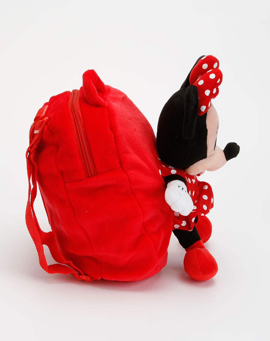 迪士尼 女童红色女童红色米妮可爱双肩包
