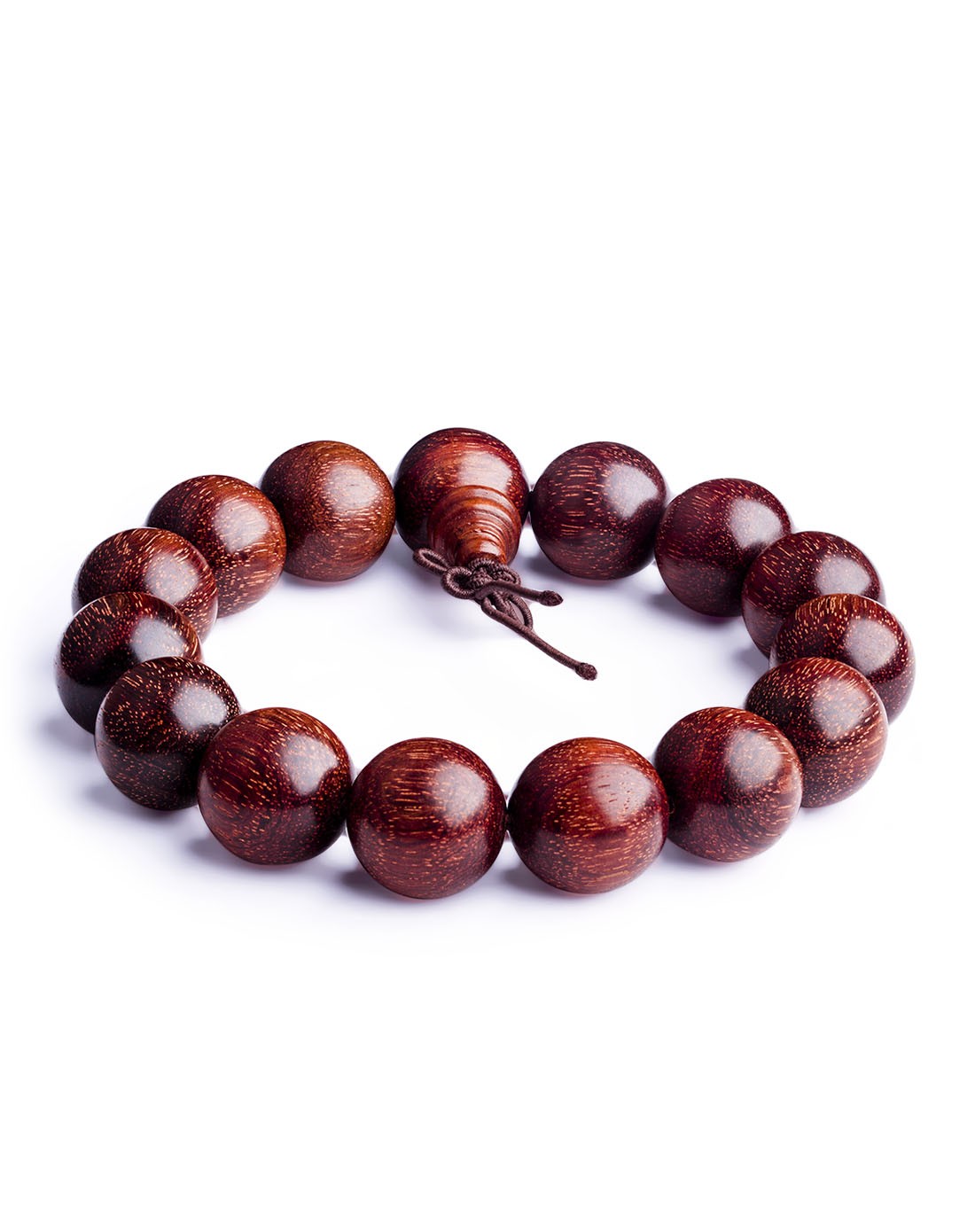 小叶檀香紫檀佛珠手链老料高密度男女款