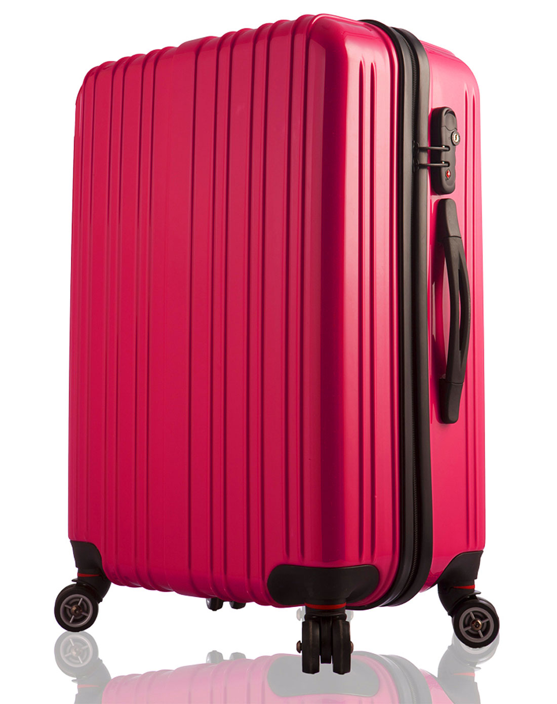 玫粉色24寸拉杆箱