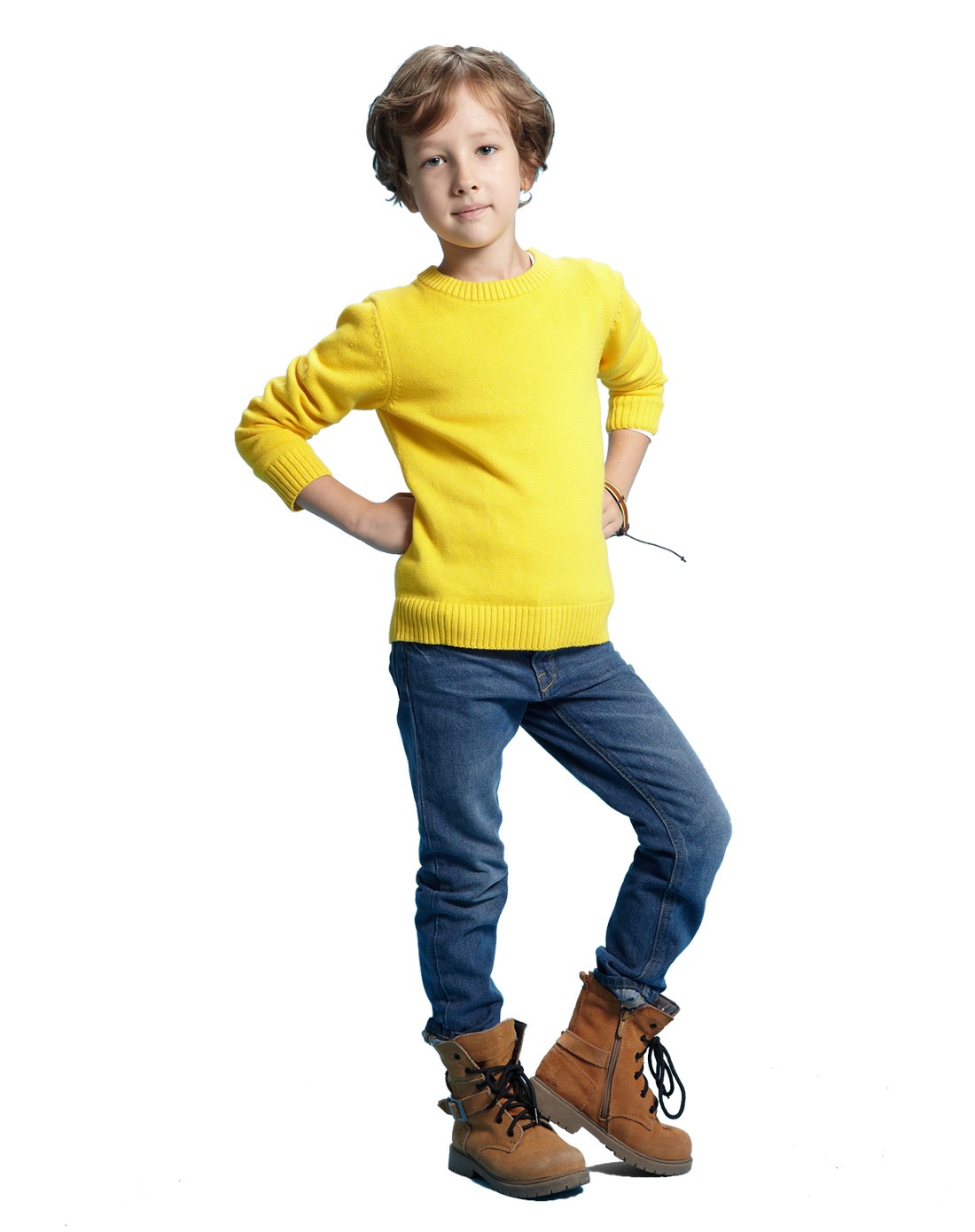 小虎宝儿hooboboy男童专场男童明快黄毛衣my0170i_唯品会