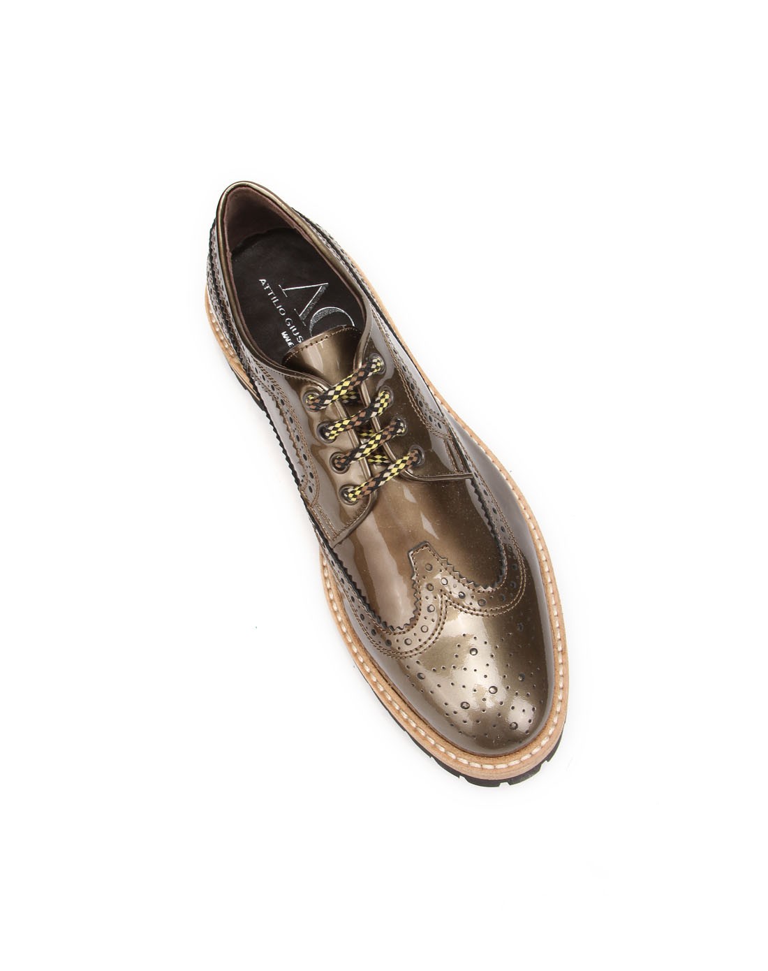 agl 意大利进口布洛克花纹时尚休闲鞋