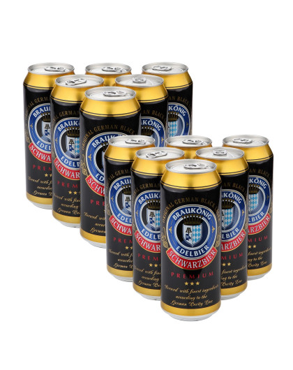 布朗克 小麦啤酒12听 黑啤酒12听 德国进口