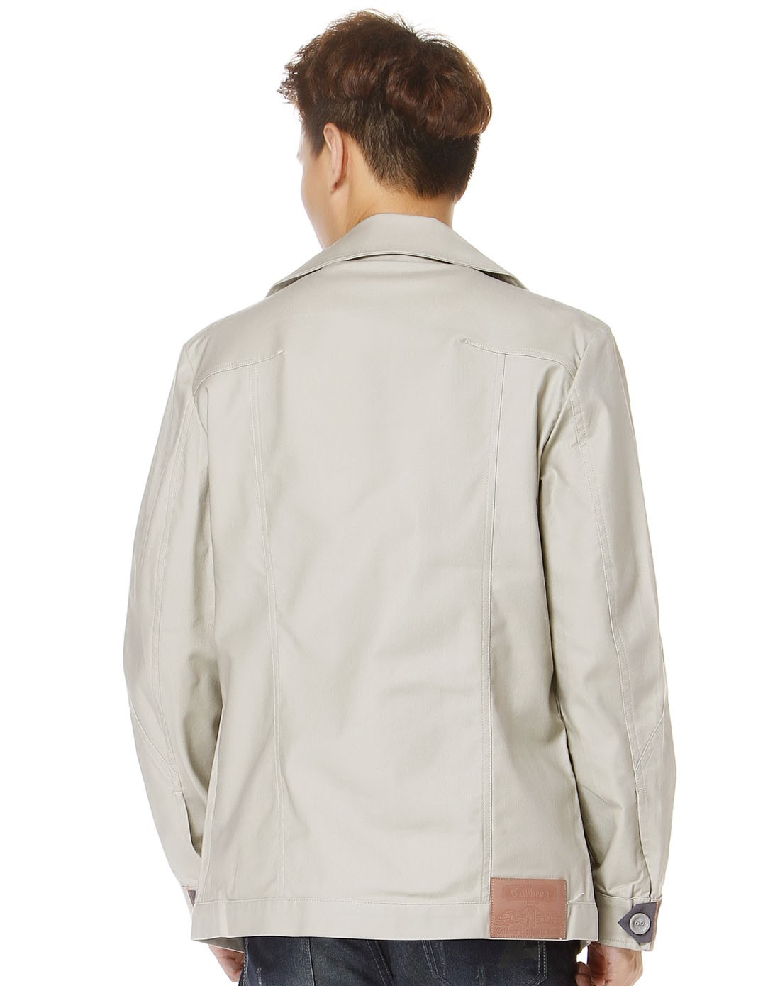 灰白色时尚休闲上衣