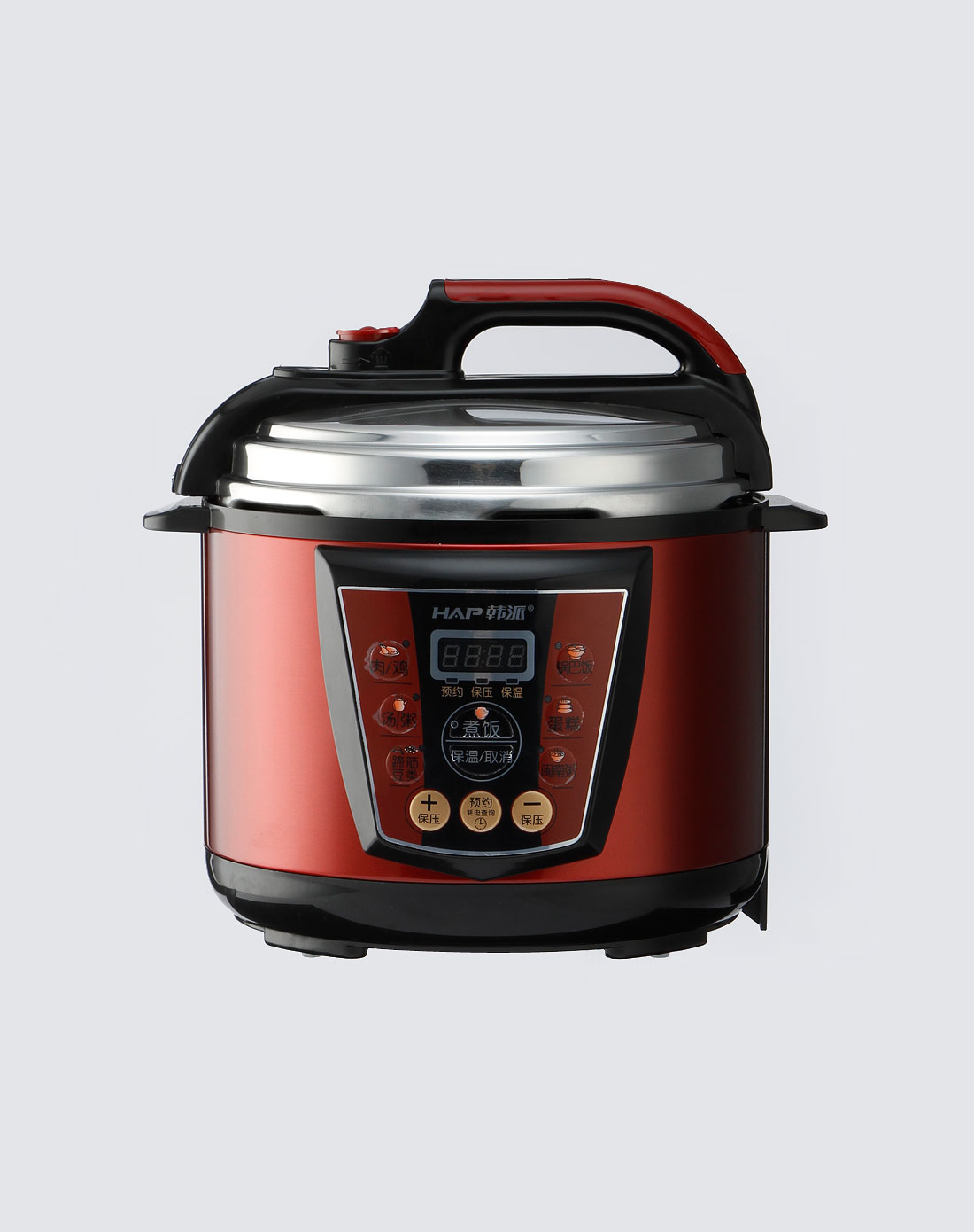 银/红/黑色5l电脑预约陶内胆电压力锅