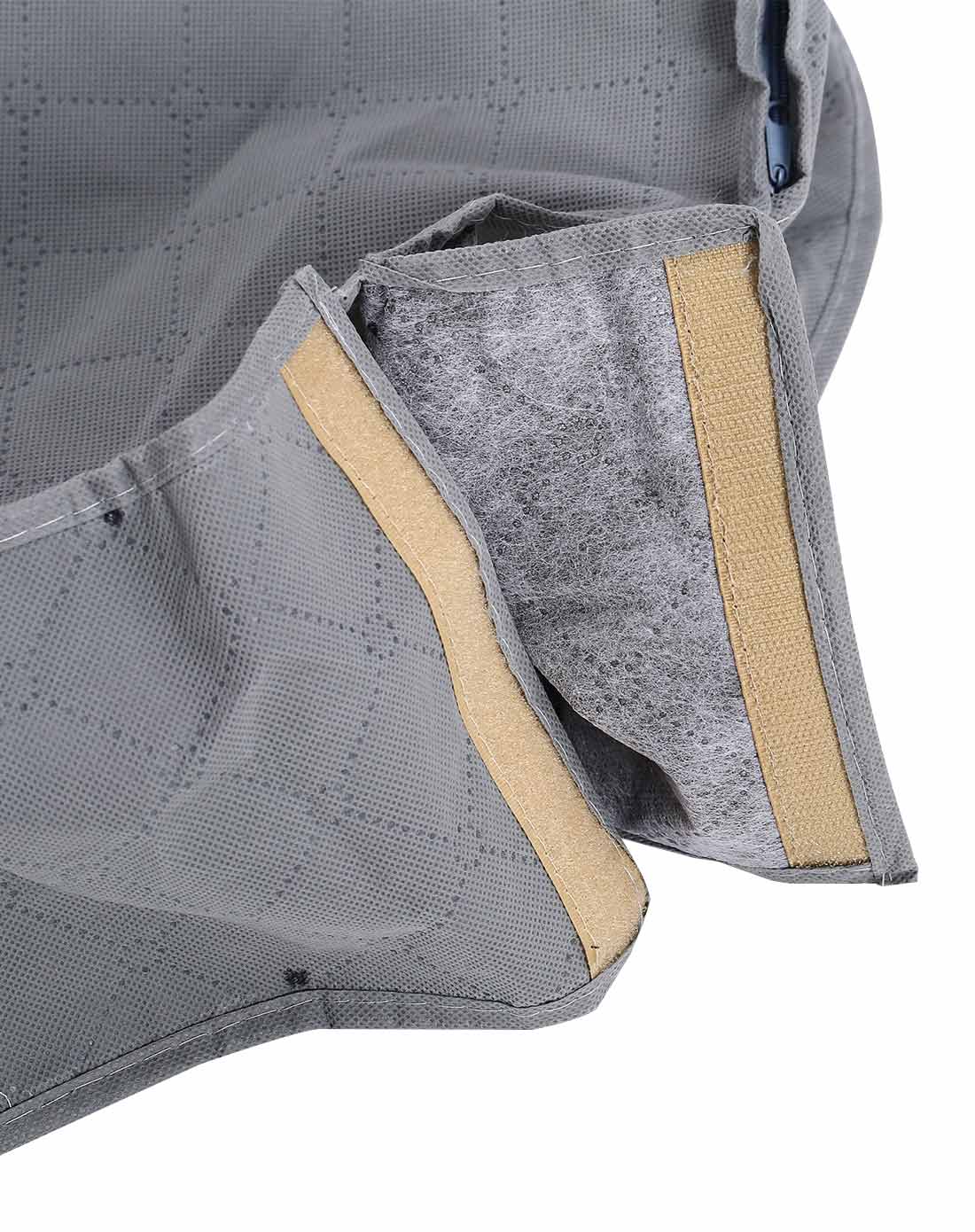 灰色竹炭立体衣物防尘罩2入