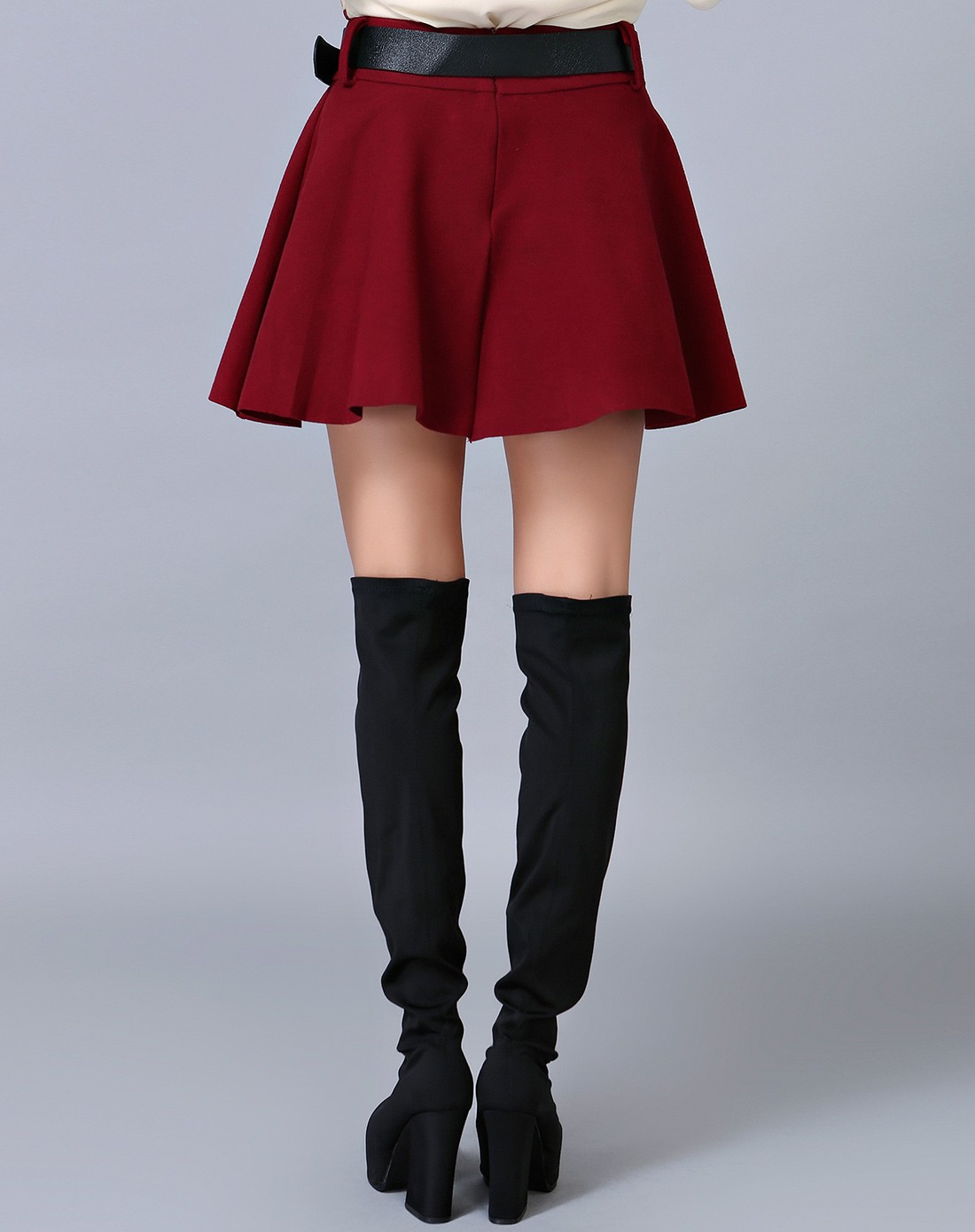 letdiosto女装专场 > 女款枣红色裤裙