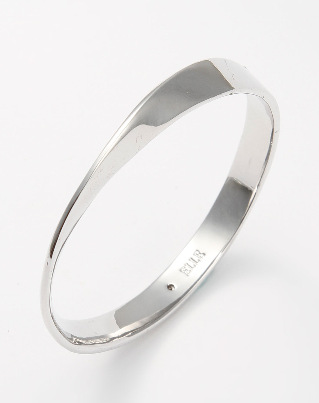 elle经典永久银色简约手镯