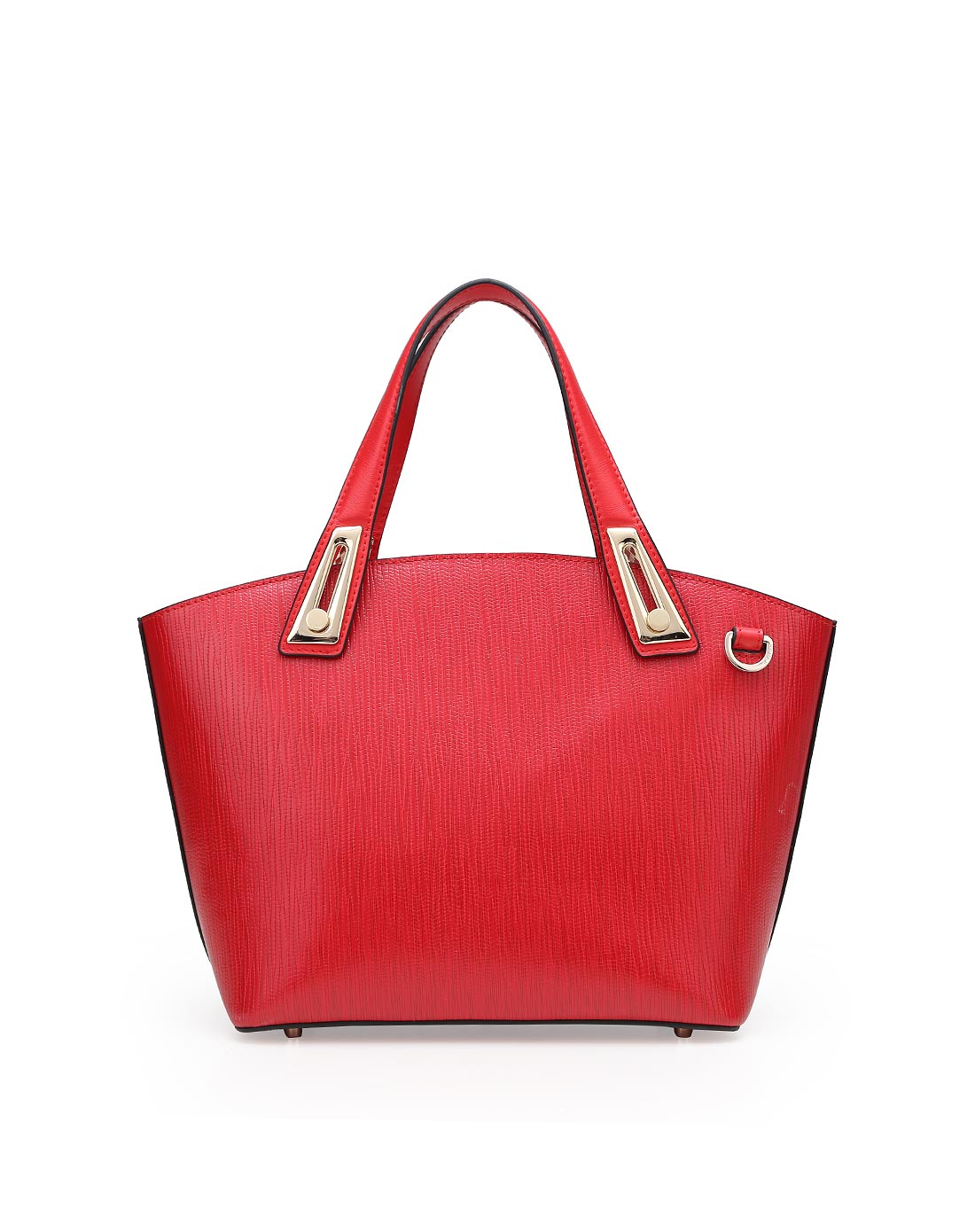 红谷hongu集团时尚女款清新大红色手拎斜挎包h51305344_唯品会