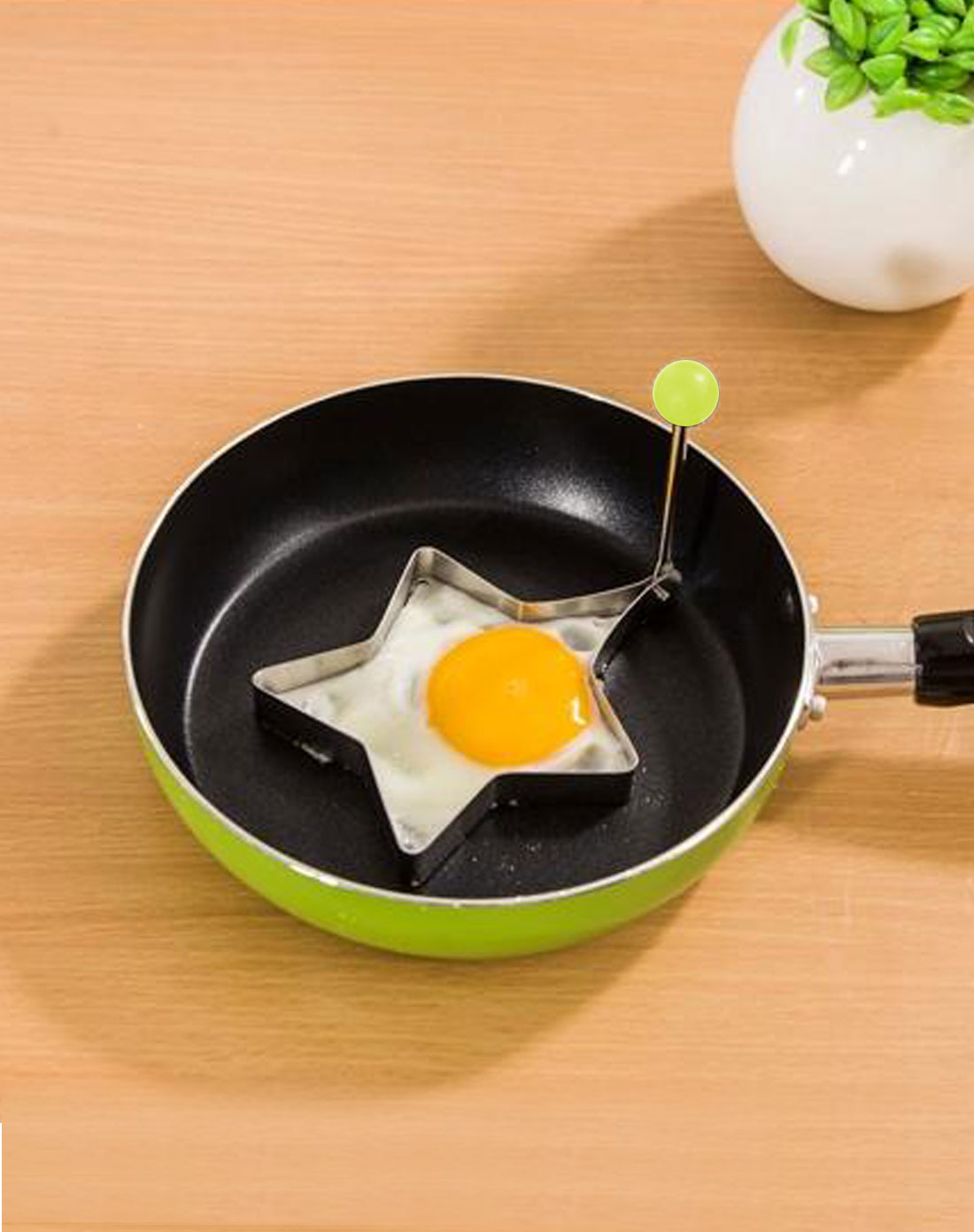 jm北欧高档加厚不锈钢煎蛋器(心/星/花/园-4入)