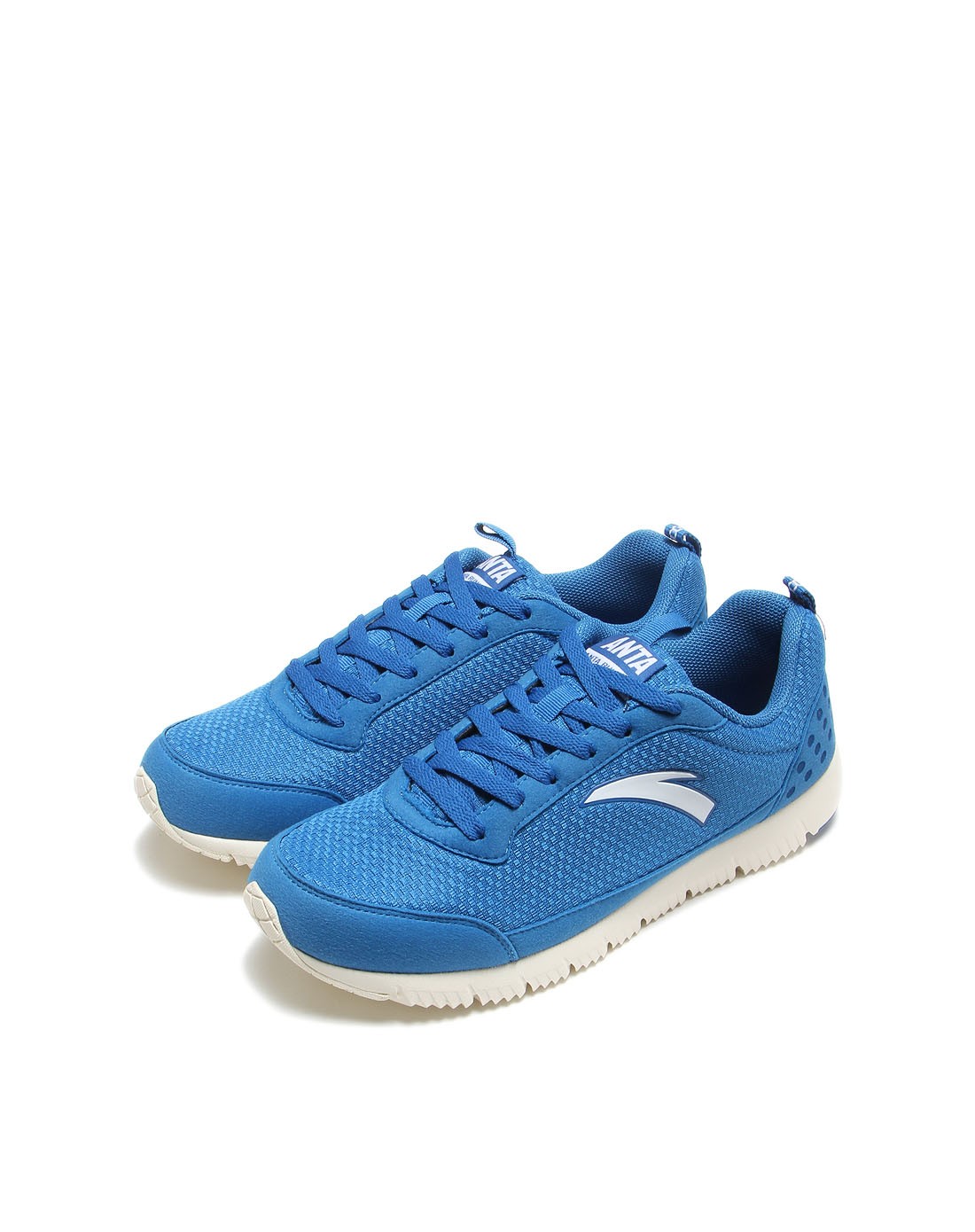 安踏男女休闲鞋&跑鞋混合专场-男款宝蓝色运动跑鞋 超轻跑步系列