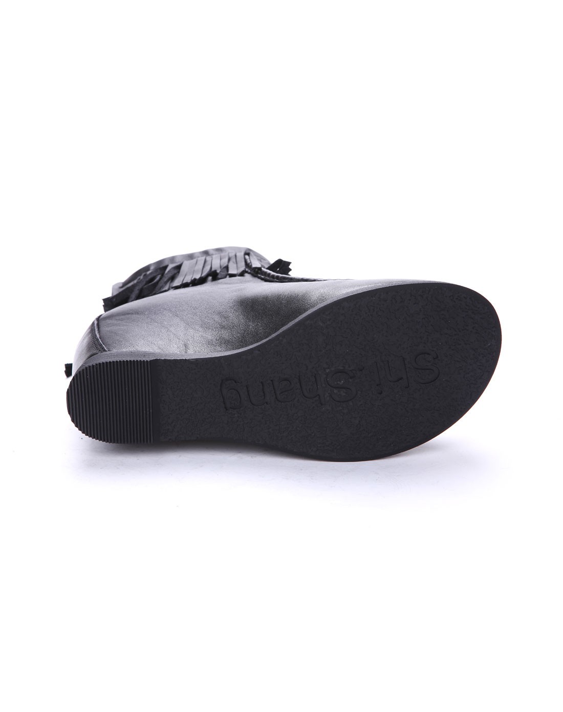 高蒂gaodi女士黑色牛皮正靴44011-81501_唯品会