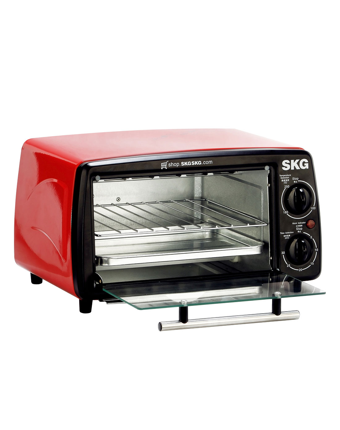 德国skg电器专场-12l多功能电烤箱 650w