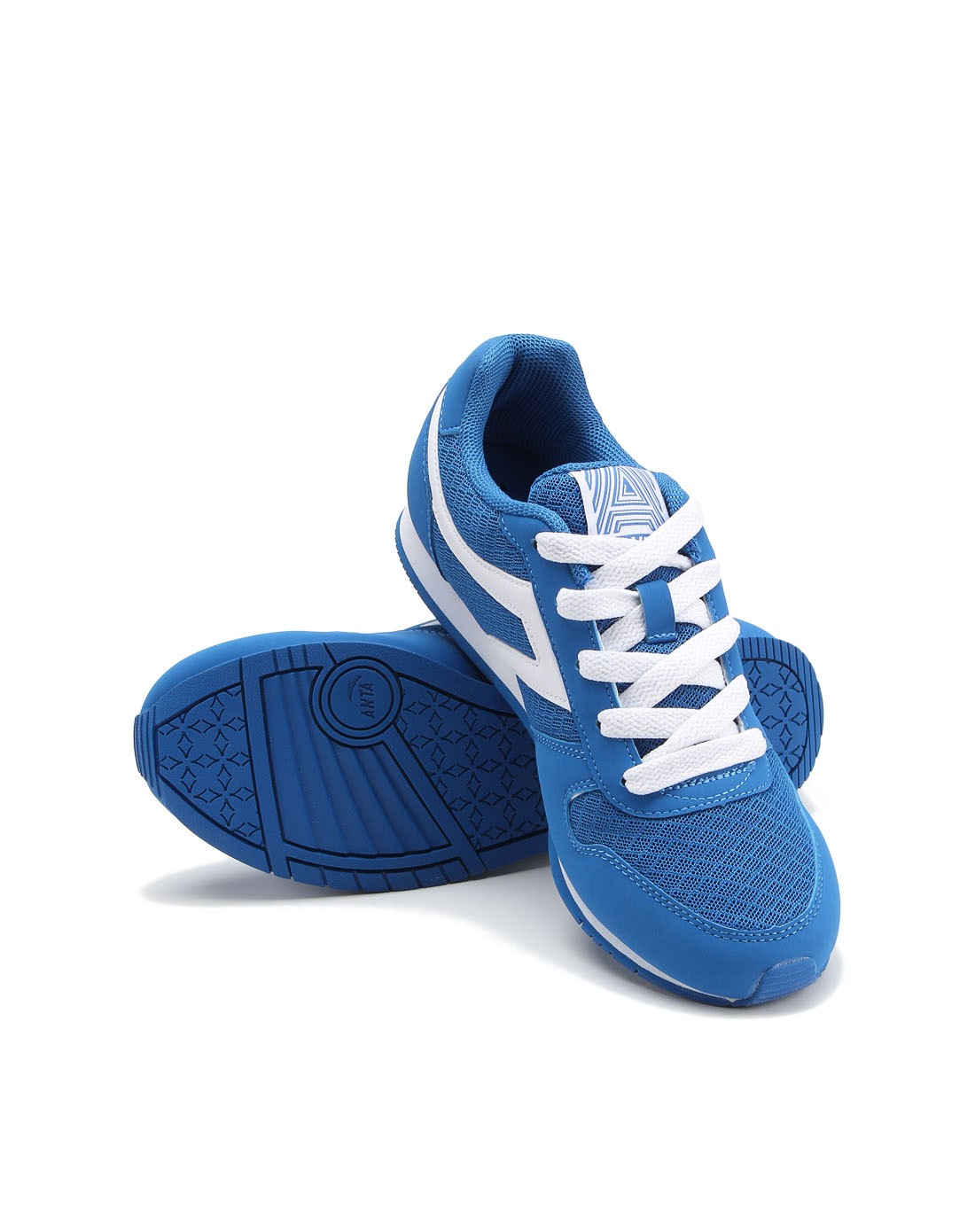 安踏男女休闲鞋&跑鞋混合专场-男款奥运蓝色休闲鞋 抗菌透气生活系列