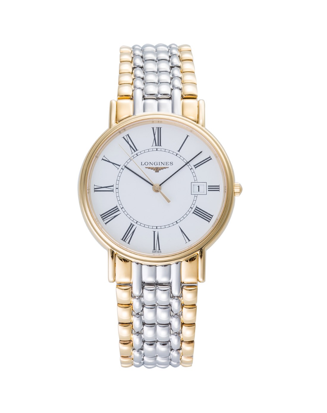 浪琴longines 瑰丽系列石英男表 l4.790.2.11.