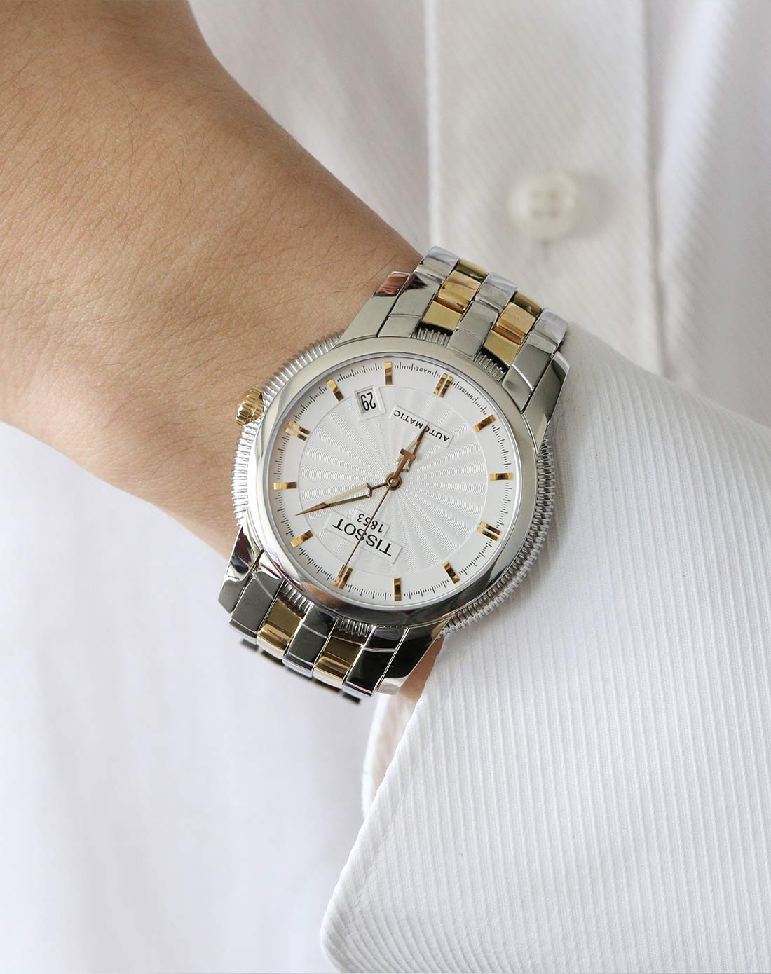 天梭tissot 宝环系列机械男表 t97.2.483.31