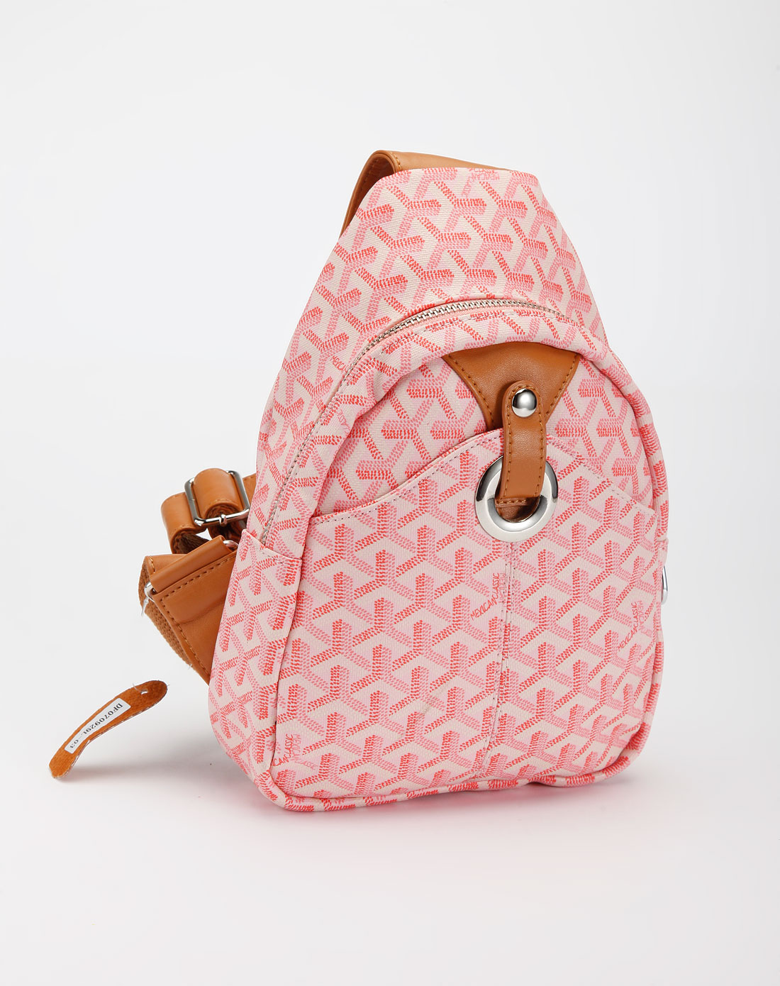 女款粉红色时尚简约胸包