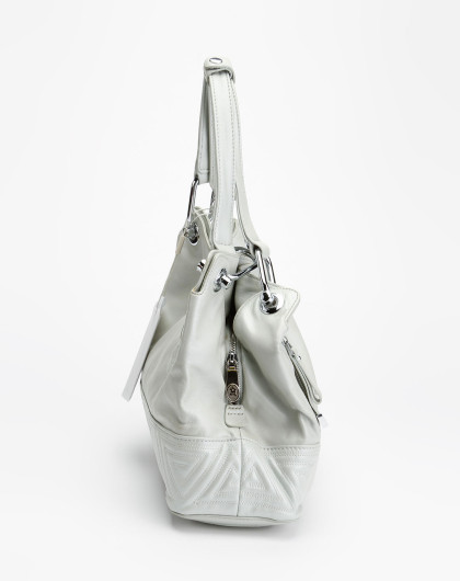 灰白色时尚单肩包