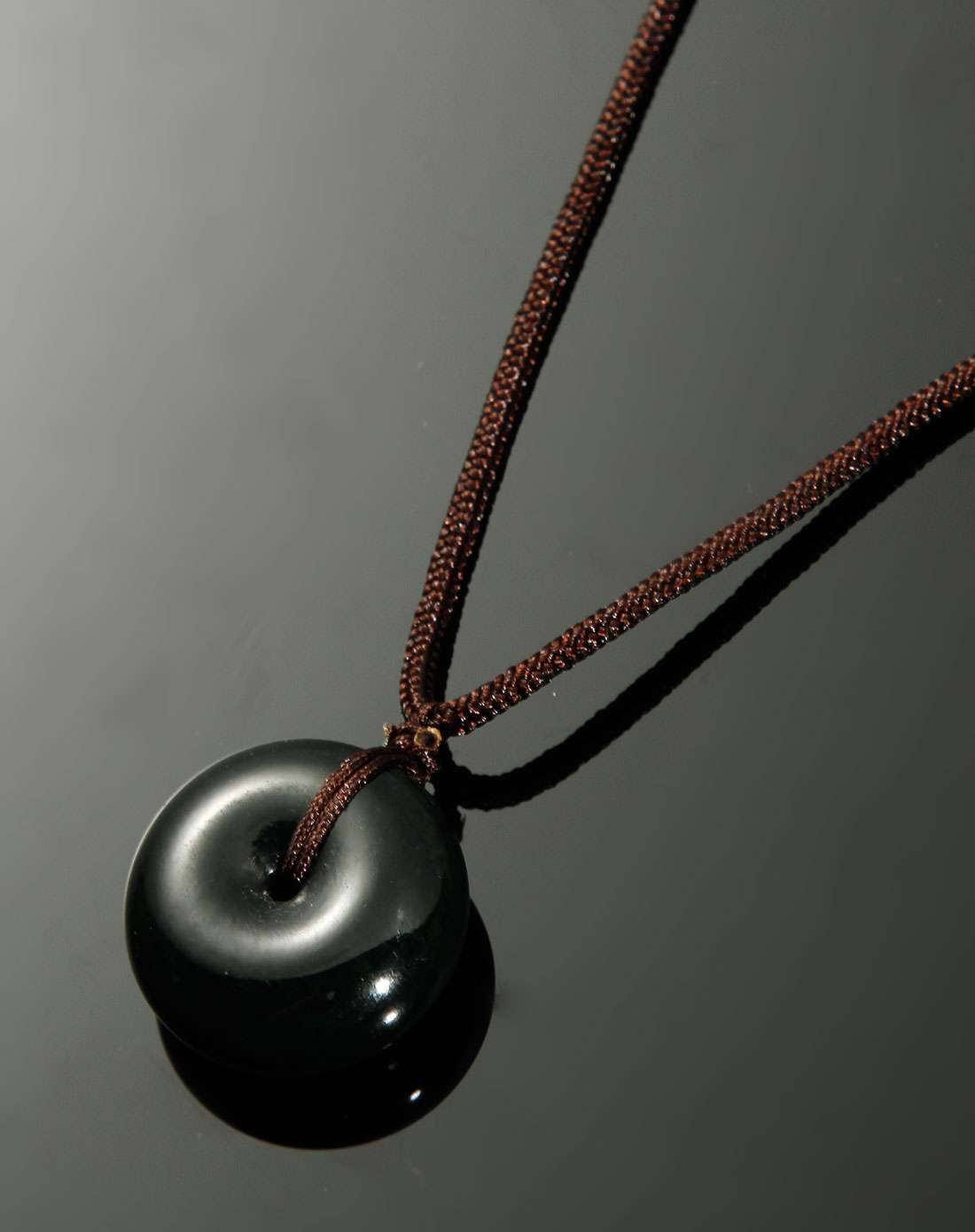 绿色青玉平安扣挂件