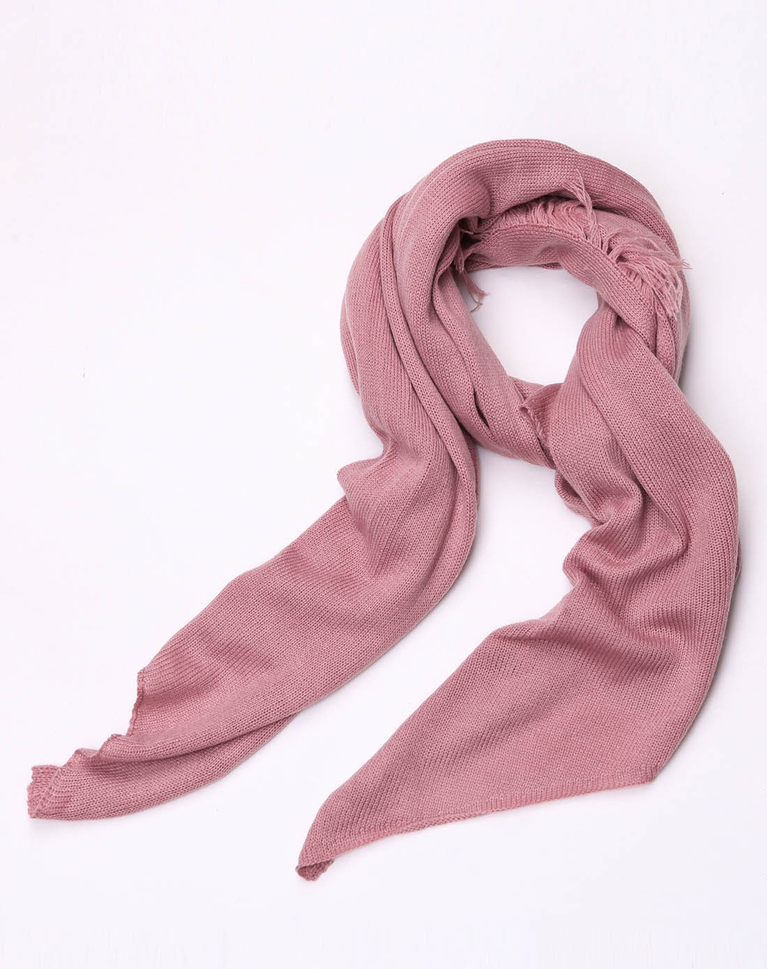 浅粉色简约百搭保暖两用围巾