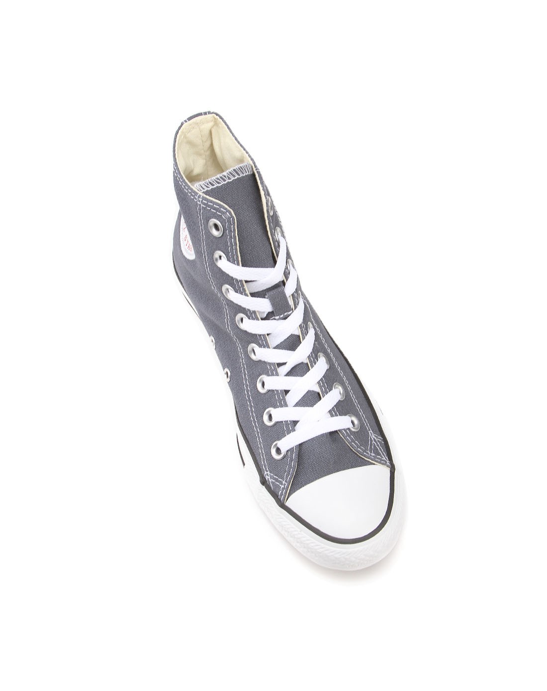 匡威 中性款深灰色高帮帆布鞋 简约百搭