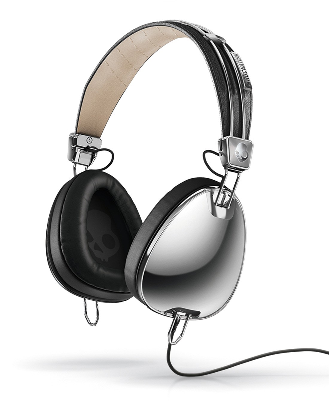 skullcandy耳机专场 骷髅aviator 016 飞行员银色