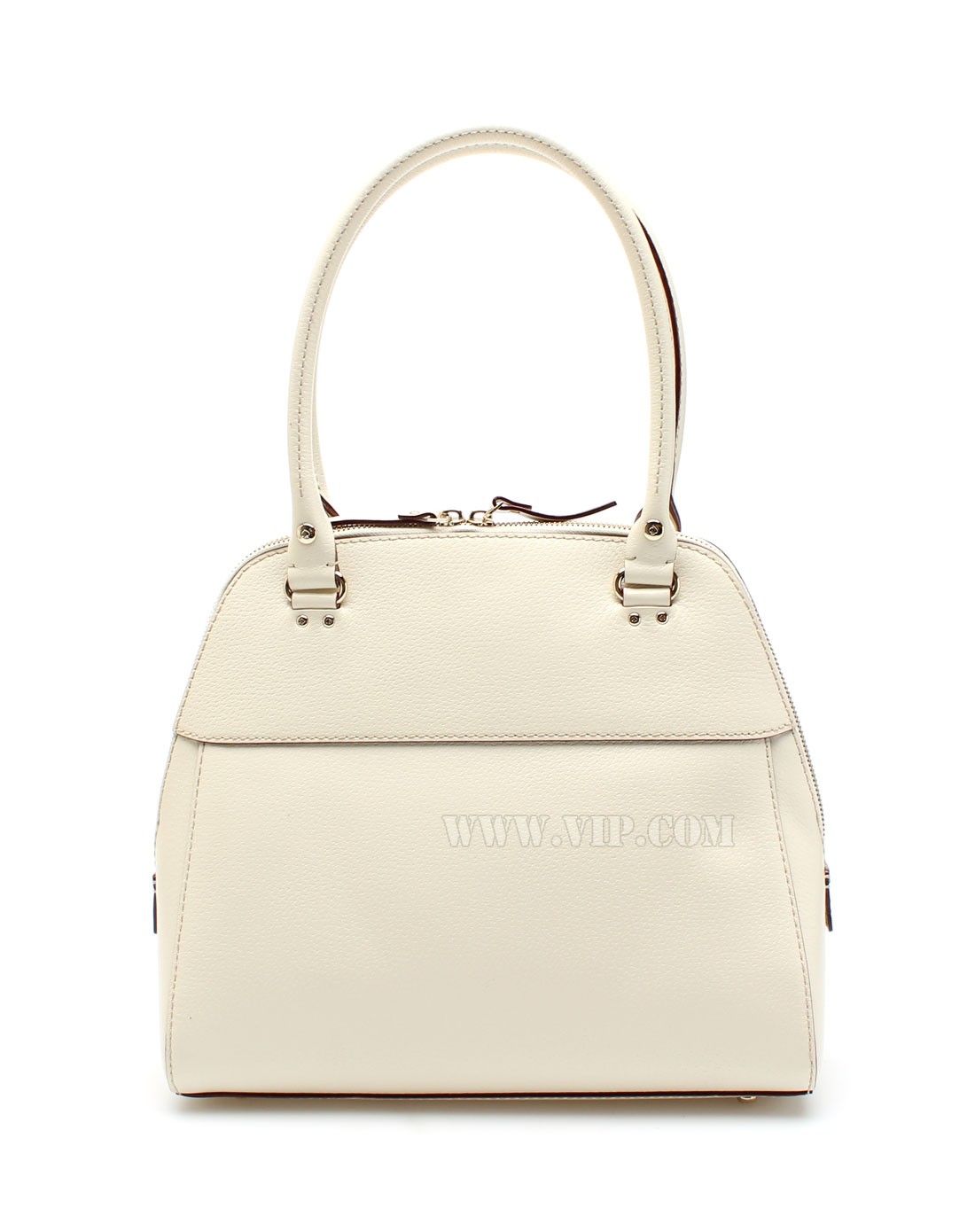 kate spade 女士经典简洁白色手提包