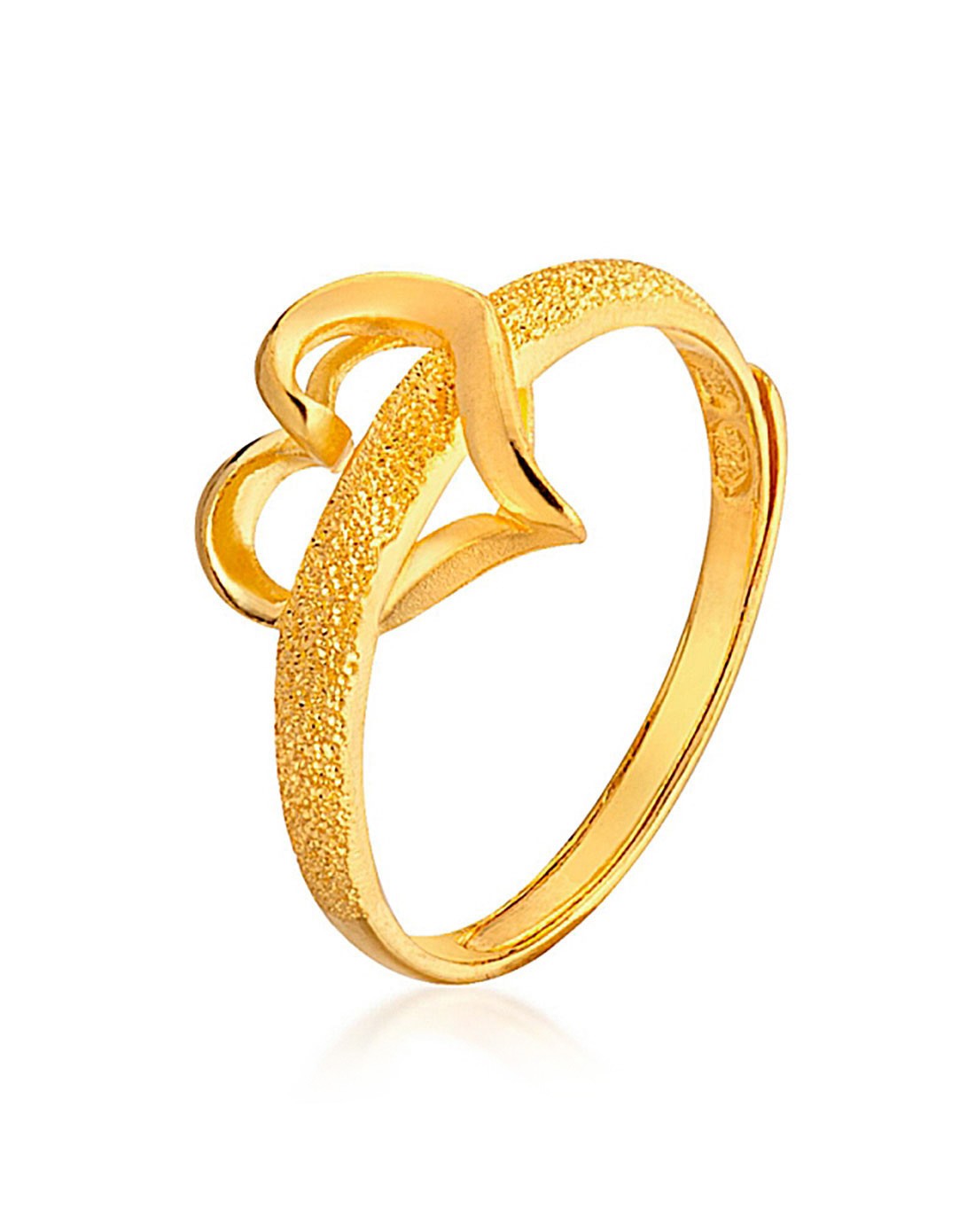 足金永恒挚爱黄金戒指(计价)2.4680克