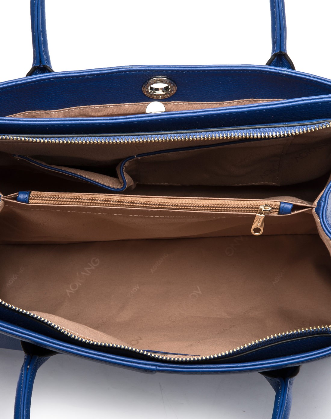 奥康蓝色女包女士手提包