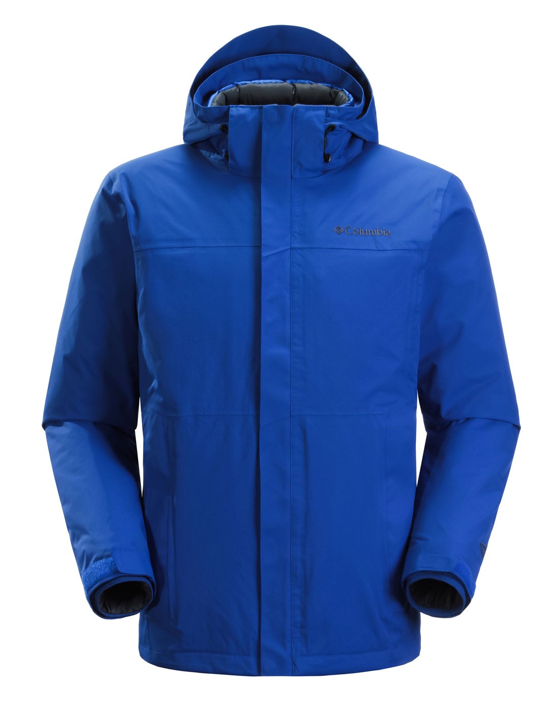 男款三合一冲锋衣蓝色