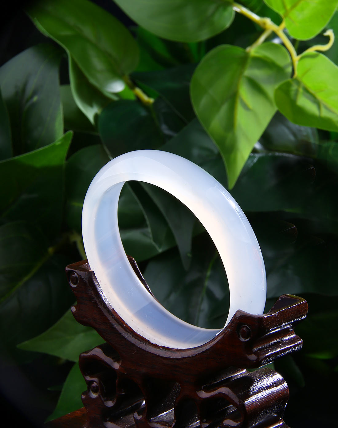 天然白玉髓手镯(国家权威认证)