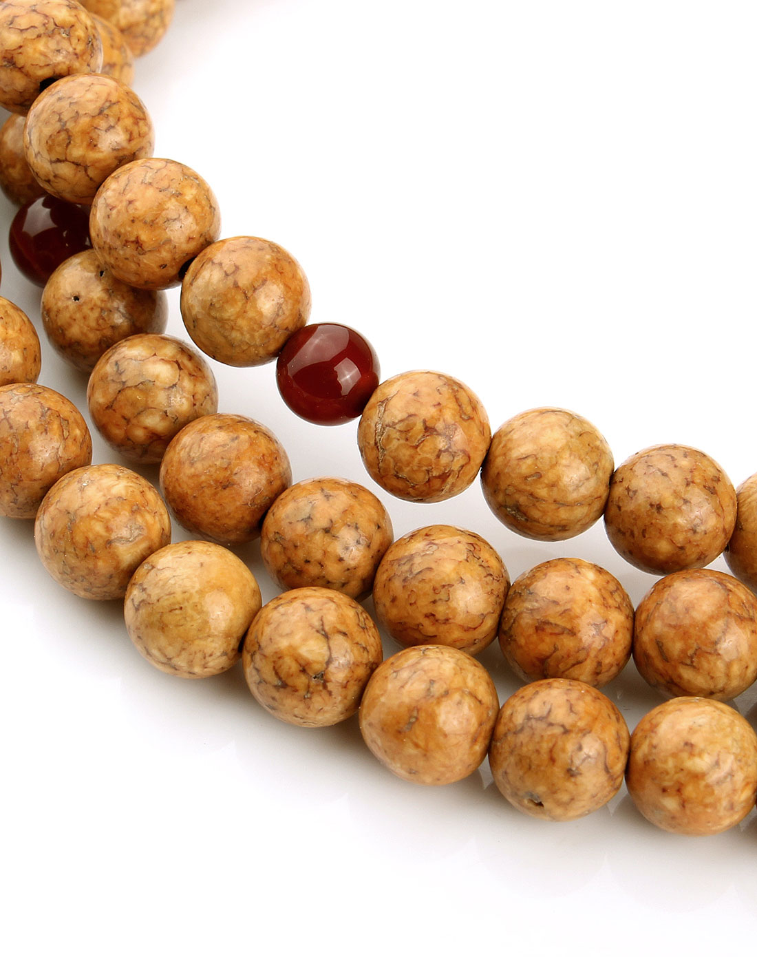 天然龙珠菩提108颗佛珠手链8mm